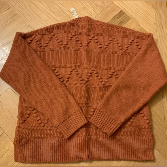 NWT Madewell Zigzag Bobble Cardigan Sweater S Org. $135 - Picture 5 of 6